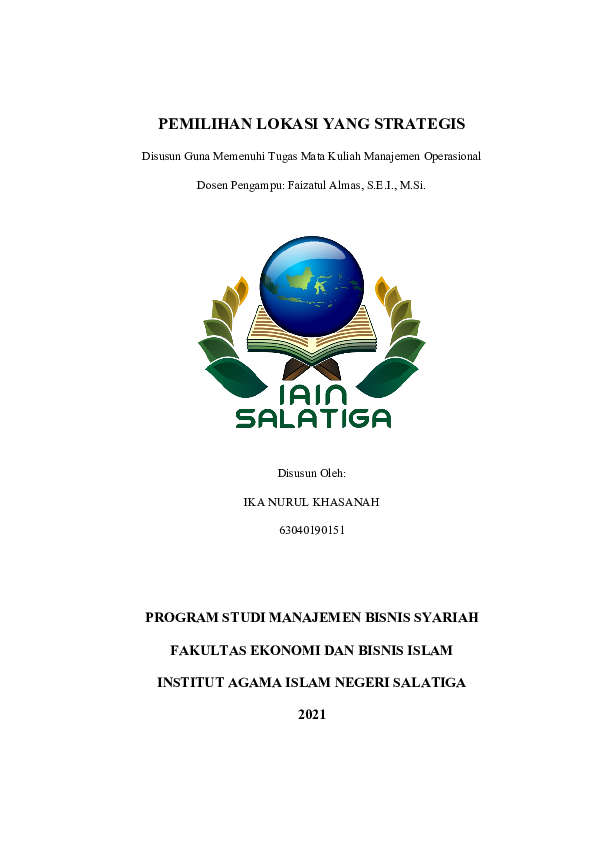 Pemilihan Lokasi yang Strategis